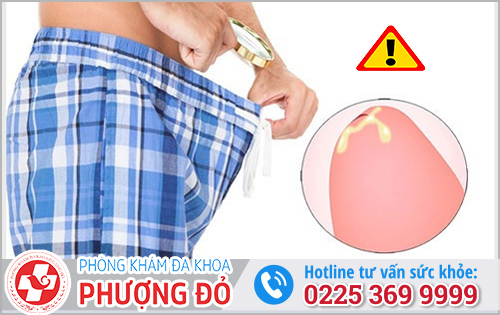 Dương vật chảy dịch vàng
